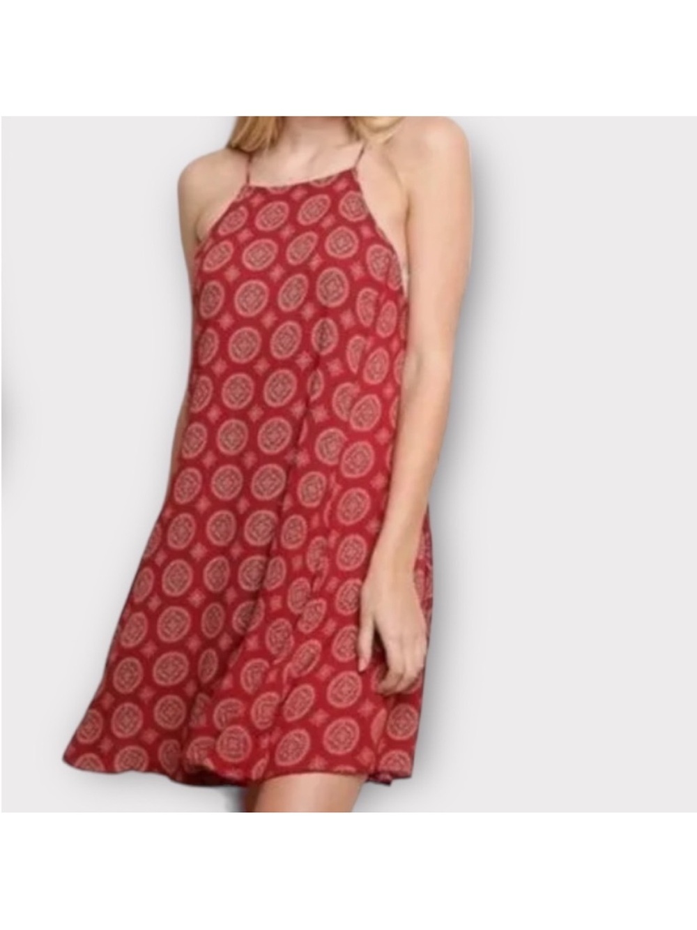 Brandy Melville Women’s Abigail Mandala Dress One Size Spaghetti Strap Sundress